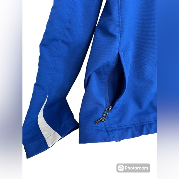 UCLA Bruins Track Jacket 19 Medium Women Holloway Full Zip Pockets Blue Yellow - Picture 2 of 12